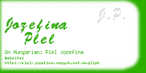 jozefina plel business card